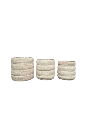 Plantenmand Seagrass set van 3