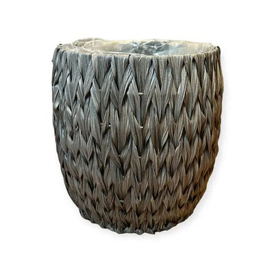 Mand Wicker grijs D32xH35,5