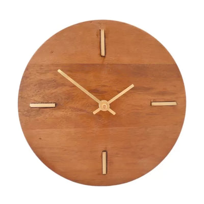 Tafelklok Mango small - bruin