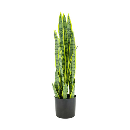 Kunst plant Sanseviera in pot