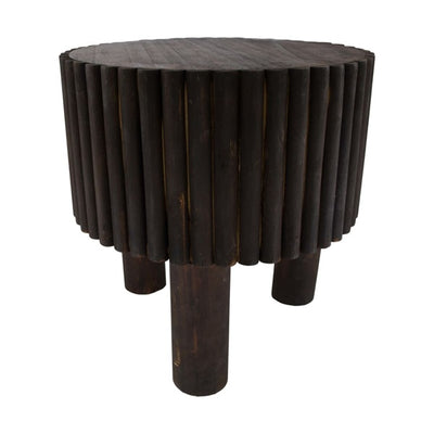 Bijzettafel Nero rond