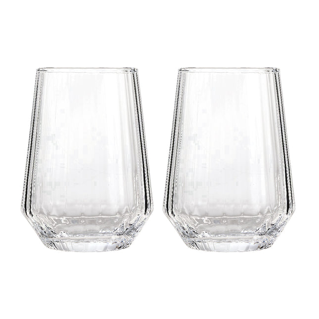 Drinkglazen set van 2