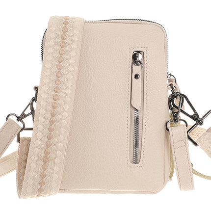 I´m Dutch telefoontasje / schoudertasje Boston natural