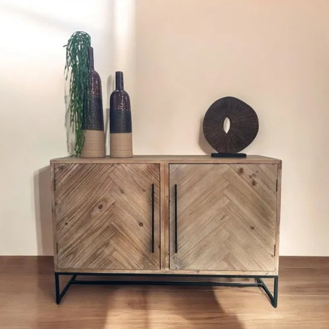 Vaas Fles sand L ø14,5x61 cm