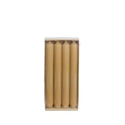 Hoogglans dinerkaars Caramel - set van 4