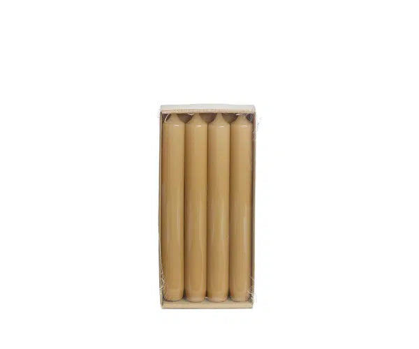Hoogglans dinerkaars Caramel - set van 4