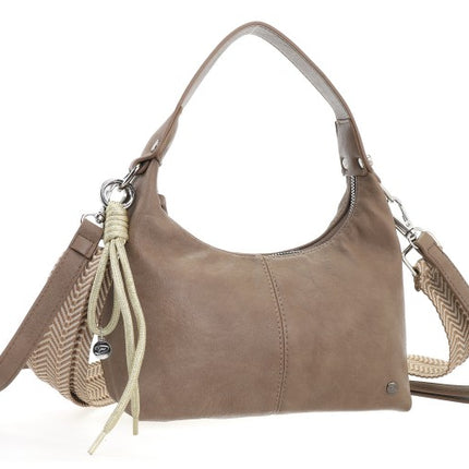 I'm Dutch Schoudertasje Quinn Taupe