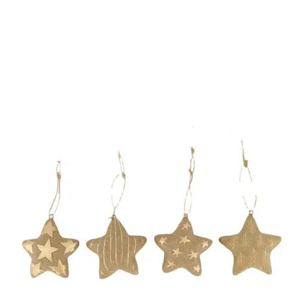 Kersthanger Ster - set van 4