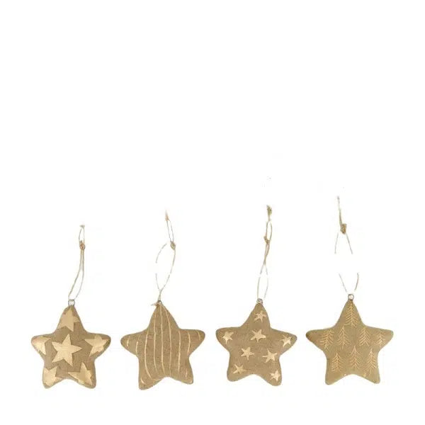 Kersthanger Ster - set van 4