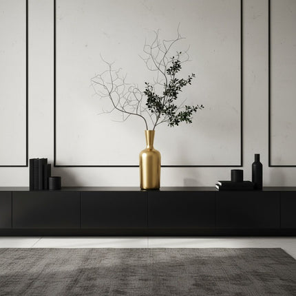 Vaas Metaal goud S ø15x41 cm