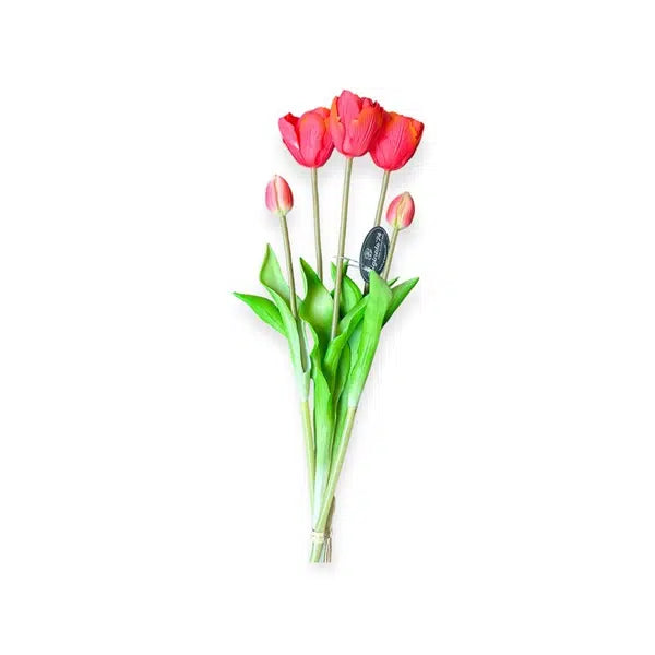 Kunsttulpen fuchsia - bundel van 5