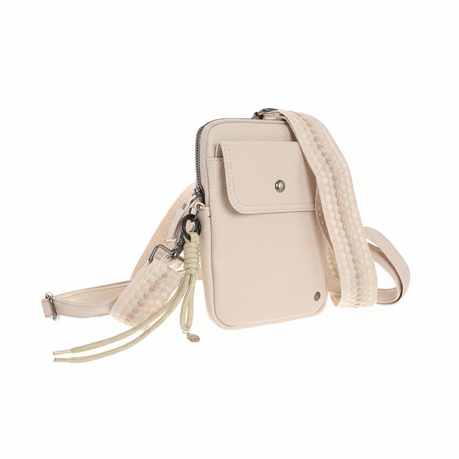 I´m Dutch telefoontasje / schoudertasje Boston natural