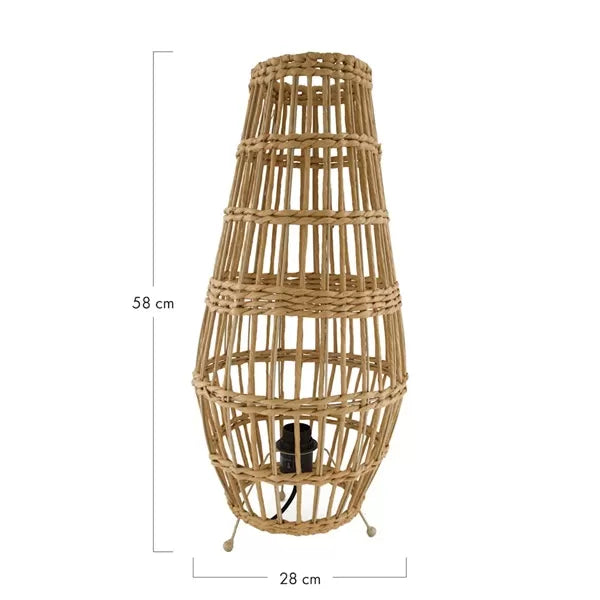 Vloerlamp paper rope