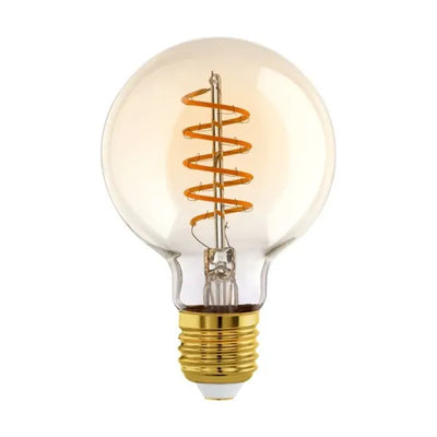 Lichtbron Bol amber 4W ø8cm