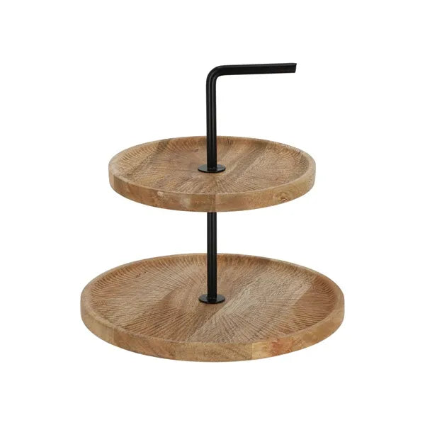 Etagere mangohout naturel