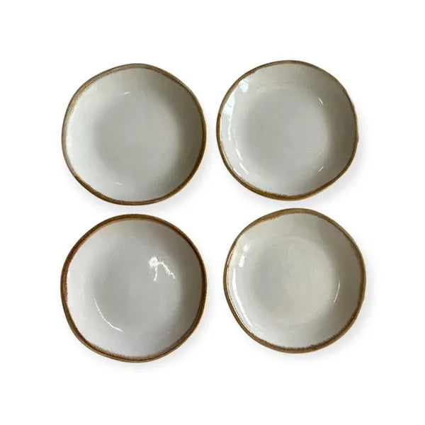 Tapasbordjes wit set van 4